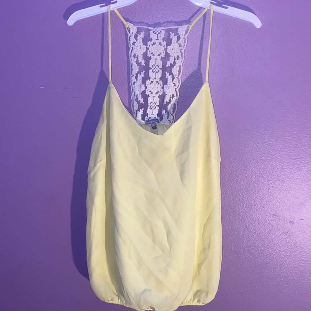 Yellow Charlotte Russe top / Size: S